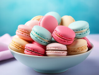 Obraz premium Awesome Macarons banner template