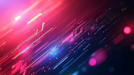 Abstract wallpaper with a glitch effect, adding a techy, edgy vibe to any gaming desktop