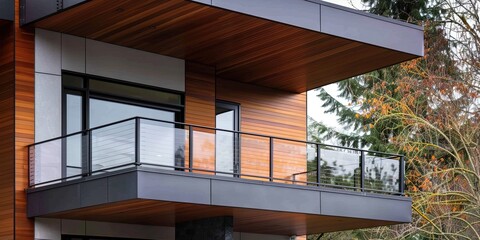 Fototapeta premium modern balcony, oregon
