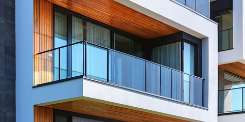 Obraz premium modern balcony, houston 