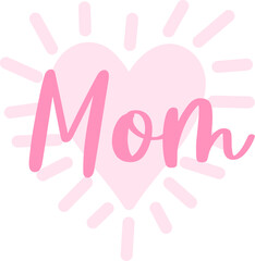 Mom Floral Illustration