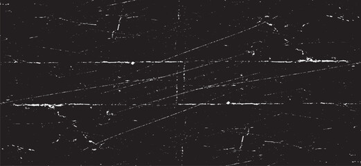 Scratched Grunge Urban Background Texture Vector. Dust Overlay Distress Grainy Grungy Effect. Distressed Backdrop Vector Illustration. Isolated Black on White Background. EPS 10.