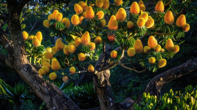 Neolamarckia cadamba known as burflower tree or Leichhardt pine
