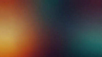 Warm gradient banner background with a blend of teal, orange, and blue tones