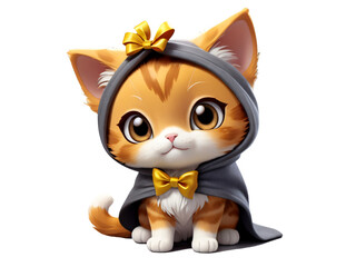 Obraz premium Naughty little cat, advertising signs, product design, product distribution, digital printing, fabric design.