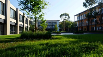 Campuses with modern academic buildings create ideal conditions picture