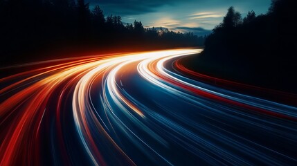 Naklejka premium Graphic Speed Light 