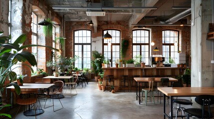 Fototapeta premium Coworking exclusive located in a historical building img