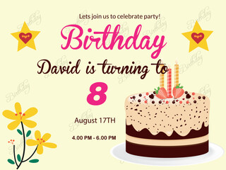 Birthday Party Invitation Card
