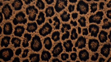 Leopard skin pattern, animal leathern seamless design --