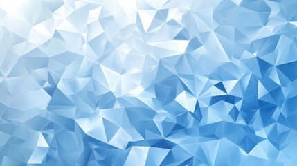 Fototapeta premium Light BLUE vector Low poly crystal background. Polygon design pattern. Low poly illustration, low polygon background. -