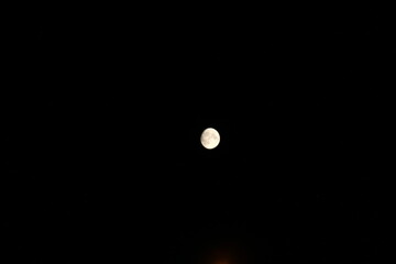 big moon in the sky in the night 