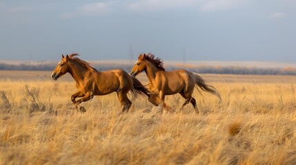 Obraz premium Missouri fox trotters are known for their unique