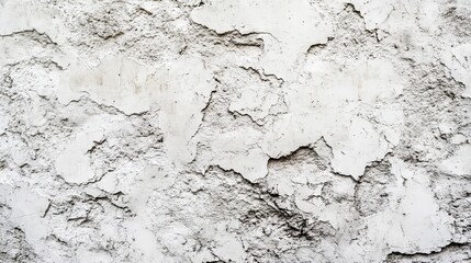 Obraz premium Old white mortar wall background. Stone plastered stucco wall. Color gray grunge cement backgrounds. Raw concrete texture. top view. -