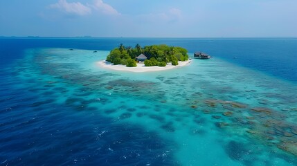 The world of the atolls of the maldives