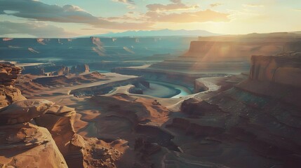 Bridges natural arches rising above deep canyons