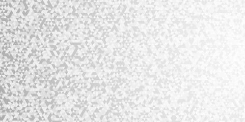 Abstract geometric background vector seamless technology gray and white background. Abstract geometric pattern gray Polygon Mosaic triangle, business and corporate background.