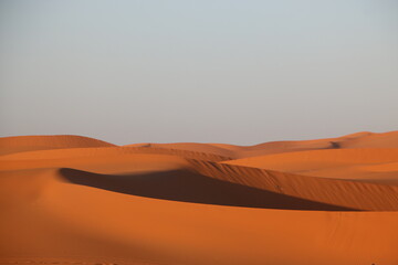 sand dunes in the desert