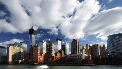 Manhattan skyscrapers 