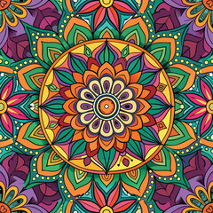 Mandala background pattern design