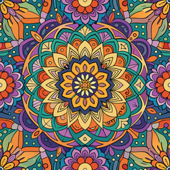 Mandala background pattern design