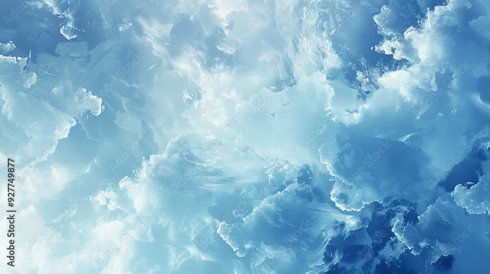Aufkleber soft abstract sky blue background with smooth gradient transitions and subtle texture, ideal for mod