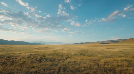 Mongolias landscapes with their endless steppes