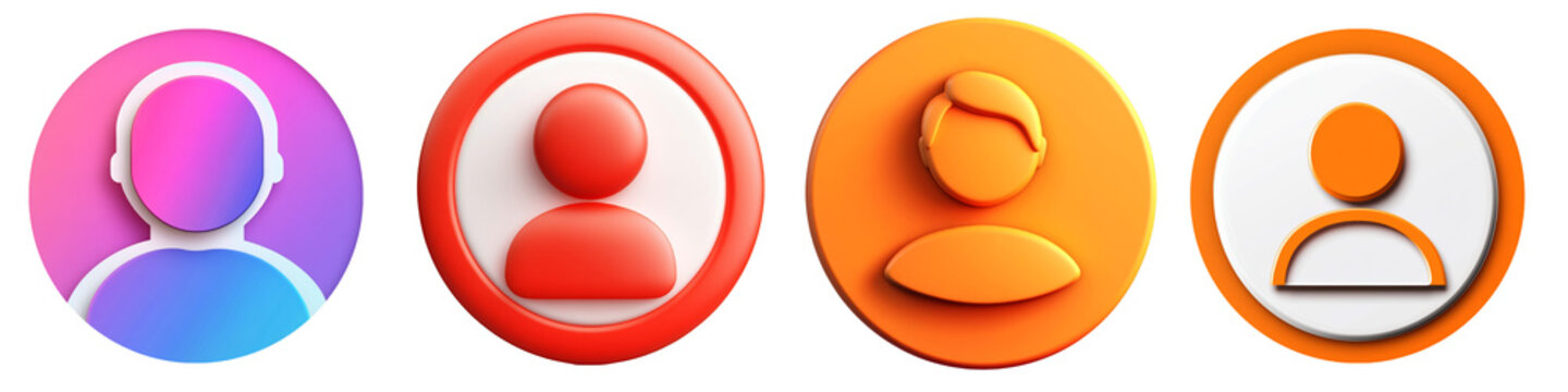 Follower clipart collection, symbol, logos, icons isolated on transparent background