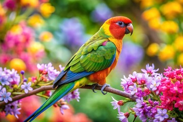 Obraz premium red and yellow macaw