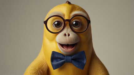 Obraz premium man with yellow BNANA