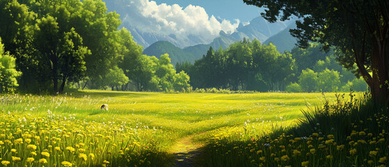 Vector of Meadow