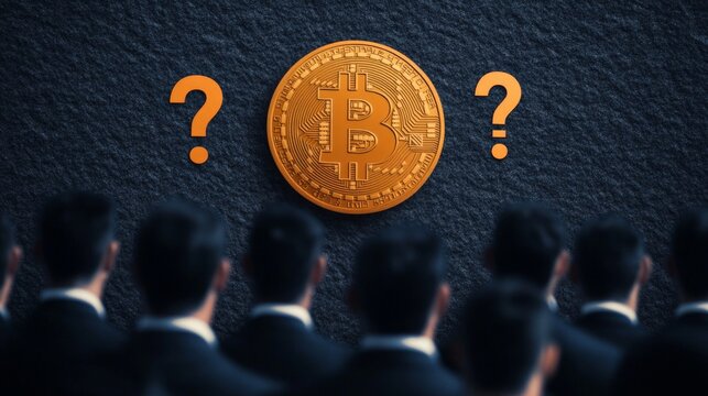 Business Professionals Pondering Bitcoin Investment Opportunities
