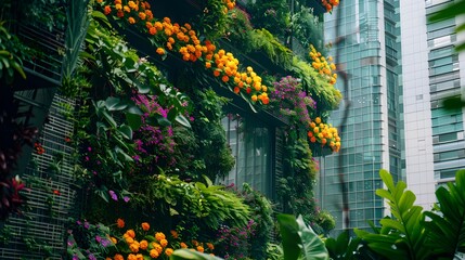 Singapores gardens adorning the facades of buildings