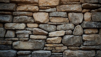 Fototapeta premium surface rock grungy and background stonework weathered with room Rural.