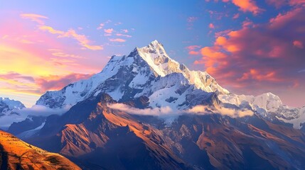 Perus trails lead through the andes mountains