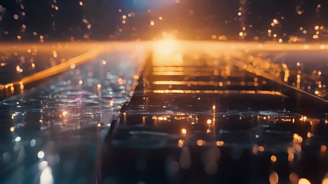 The shimmering notes of a harpsichord represent the fleeting virtual particles that constantly pop in and out of existence.