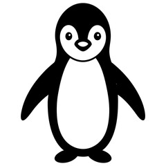 Obraz premium penguin on the beach