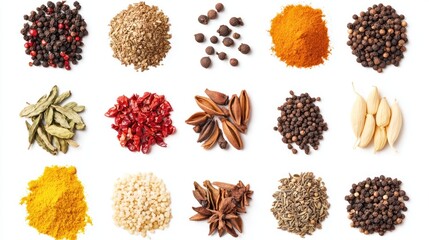 Collection of Aromatic Spices