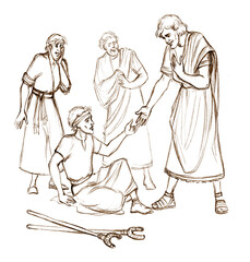 Apostle Peter heals a lame man