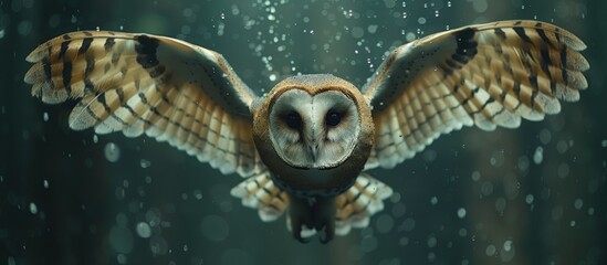 Barn Owl in Flight