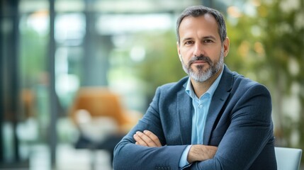 Fototapeta premium Confident Businessman Portrait