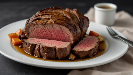 beef steak with vegetables