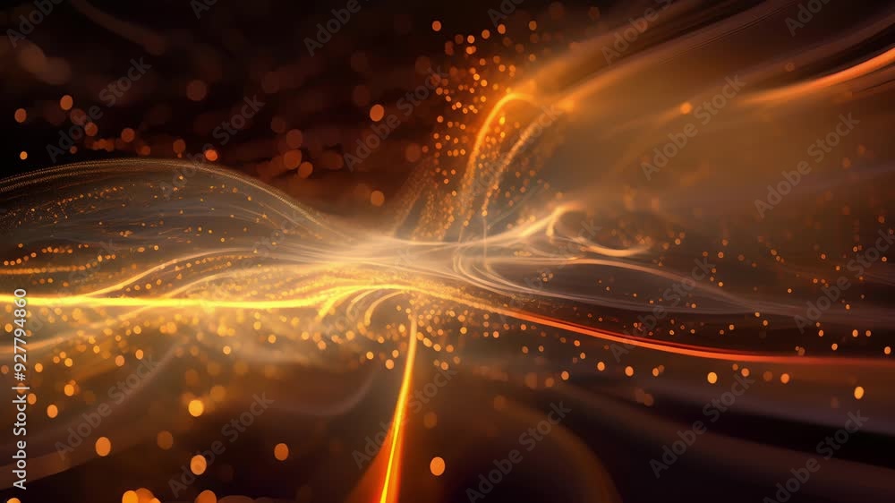 Poster as the particles collide they leave behind a trail of light offering a visual representation of thei