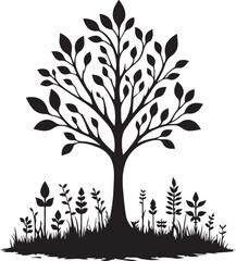 Obraz premium Stylish tree vector design