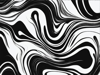 Wave design black and white. Black and white Abstract wavy Background, liquid wave design. Abstract pattern. Texture with wavy, curves lines.