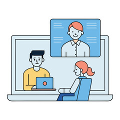 person working on computer