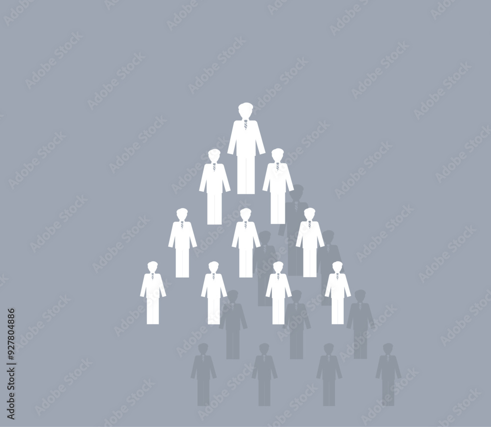 Poster vector icon of white color with shadow on gray background