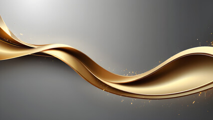  Abstract minimalist golden background design, 3d render,wallpaper