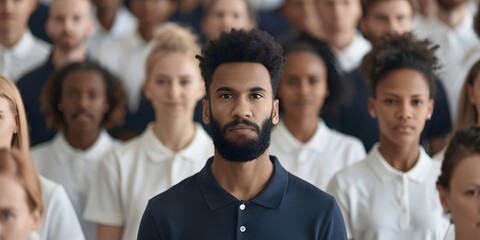 Obraz premium people in a row