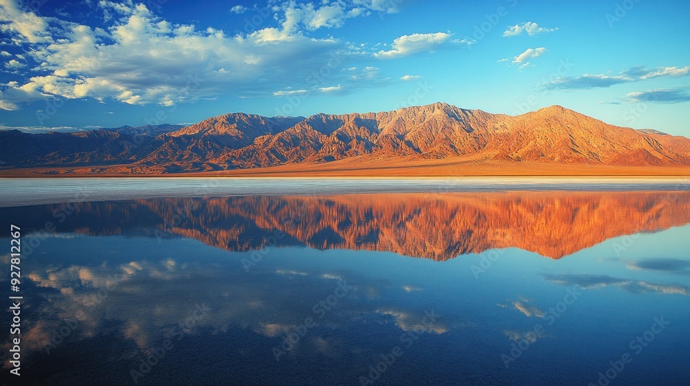 Sticker Mountain Reflection in a Still Lake